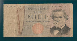 REPUBBLICA ITALIANA 1000 LIRE G. VERDI 25 - 3 - 1969 - 1000 Lire