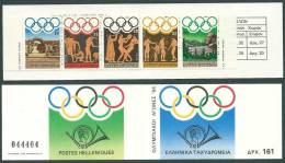 Greece 1984 Olympic Games Los Angeles Booklet - Verano 1984: Los Angeles