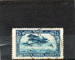 FRANCE   75c   Maroc   Année 1922-27   Y&T: PA 4   ( Oblitéré) - Luftpost