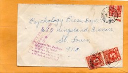 Canada 1937  Cover Mailed To USA Postage Due - Brieven En Documenten