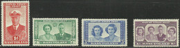 BASUTOLAND..1947..Michel # 35-38...MLH. - 1933-1964 Colonie Britannique