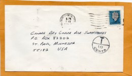 Canada Old  Cover Mailed To USA Postage Due - Cartas & Documentos