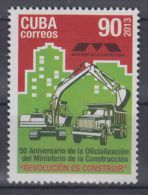 2013.169 CUBA 2013 MNH . 50 ANIV DEL MINISTERIO DE LA CONSTRUCCION. - Neufs