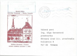 Slovakia 1995. Cover TRNAVA Postmark City Of Trnava - Lettres & Documents