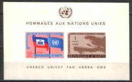 Haiti - Block 10 Postfrisch / MNH ** (K391) - UNO