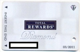 Total Rewards Several Casinos,  Used Slot Or Players Card, Total-2a - Casino Cards