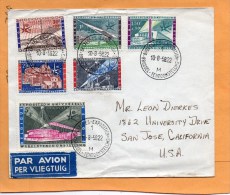 Belgium 1958 Cover Mailed To USA - Brieven En Documenten