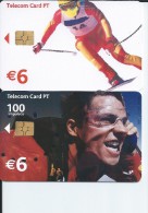 2 Cartes  Téléphone 6€ Telecom Card PT Portugal - Portugal