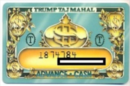 Trump Taj Mahal Casino,  U.S.A.  Used Slot Or Players Card, Trump-25 - Cartes De Casino