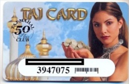 Trump Taj Mahal Casino,  U.S.A.  Used Slot Or Players Card, Trump-27 - Casinokaarten