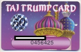 Trump Taj Mahal Casino,  U.S.A.  Used Slot Or Players Card, Trump-29a - Cartes De Casino