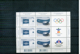 Slowenien / Slovenia 2010 Olympic Games Vancouver Kleinbogen / Sheet Postfrisch / MNH - Hiver 2010: Vancouver