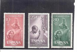 Fernando Poo - Edifil 196-98 - Yvert 188-90 (MNH/**) - Fernando Poo