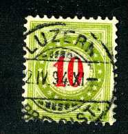 2162 Switzerland 1894 Michel #18 IIAYeK  Used  Scott #J24  ~Offers Always Welcome!~ - Portomarken