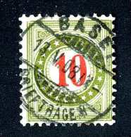 2177 Switzerland 1908 Michel #18 II BYgcK   Used  Scott #J24  ~Offers Always Welcome!~ - Taxe