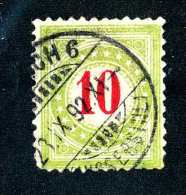 2184 Switzerland 1892 Michel #18 II AXdaK   Used   Scott #J24a  ~Offers Always Welcome!~ - Postage Due