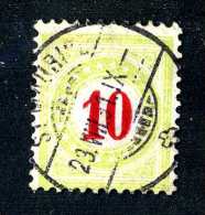 2185 Switzerland 1891 Michel #18 II AXdaK   Used   Scott #J24a  ~Offers Always Welcome!~ - Postage Due