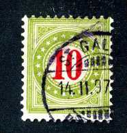 2190 Switzerland 1897 Michel #18 II BYfN   Used   Scott #J24a  ~Offers Always Welcome!~ - Strafportzegels