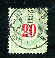 2194 Switzerland 1883 Michel #19 II AX AK   Used   Scott #J17  ~Offers Always Welcome!~ - Postage Due