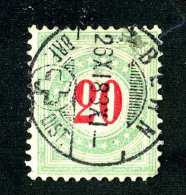 2194 Switzerland 1883 Michel #19 II AX AK   Used   Scott #J17  ~Offers Always Welcome!~ - Strafportzegels