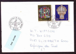 Luxembourg On Cover To South Africa - 1987 (1989) - St. Michael's Church Millenary - Cartas & Documentos