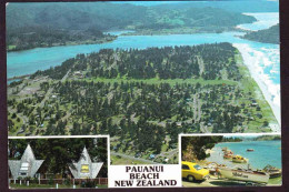 New Zealand On Post Card To USA- (1992) - Castle Hill Rock Formations, Pauanui Beach - Cartas & Documentos