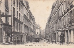75 - PARIS - Rue Meslay Commerces Librairie Journaux Animation - Paris (03)