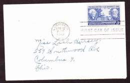 USA On Cover - FDC - 1949 - Washington And Lee University - Cartas & Documentos