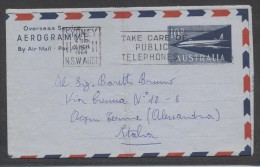 7234-AEROGRAMME DA 10 D. PER ITALIA-1964 - Aérogrammes
