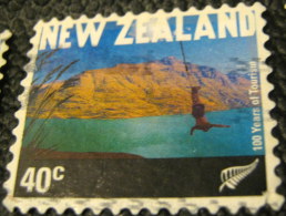 New Zealand 2001 100 Years Of Tourism 40c - Used - Usati