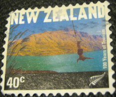 New Zealand 2001 100 Years Of Tourism 40c - Used - Usados