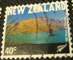 New Zealand 2001 100 Years Of Tourism 40c - Used - Usati