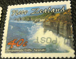 New Zealand 2002 Tongaporutu Cliffs, Taranaki 40c - Used - Gebruikt