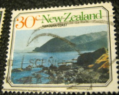 New Zealand 1977 Kaikoura Coast 30c - Used - Oblitérés