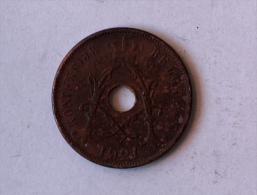 Belgique 25 Cents 1921 Centimes - 25 Centimes