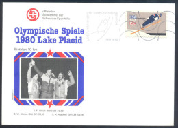 USA Olympic Games 1980 Lake Placid:Biathlon Sprint 10 Km Men: Ullrich, Alikin, Alyabyev - Hiver 1980: Lake Placid