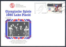 USA Olympic Games 1980 Lake Placid: Bobsleigh - Two-men: Switzerland (Schärer/Benz), DDR II, DDR I - Hiver 1980: Lake Placid