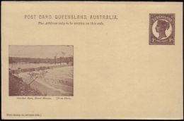 Queensland 1898. Entier Postal. Overschot Dam, Mount Morgan. Barrage Sur La Dee River. Mine D'or, D'argent Et De Cuivre - Minéraux