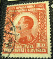 Yugoslavia 1924 King Alexander 1d - Used - Used Stamps