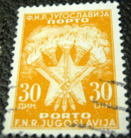 Yugoslavia 1946 Postage Due 30d - Used - Timbres-taxe