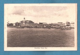 Zanzibar FROM THE SEA UNUSED OLD POSTCARD By A GOMES & SON ZANZIBAR - Tanzanía