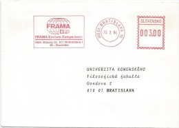 Slovakia 1994.  Cover Bratislava  Postmark - Brieven En Documenten