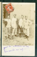 Cpa Photo - Groupe De Militaire , Envoi De  Mayenne En 1909 - Lfa95 - Kazerne