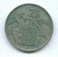 F3546 / - 25 Pesetas - 1957 ( 58 ) - Spain Espana Spanien Espagne - Coins Munzen Monnaies Monete - 25 Peseta