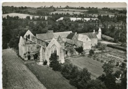 *** Cpsm - En Avion Au Dessus De L'ABBAYE DE BOCQUEN En PLENEE JUGON (2 Scans) LAPIE - Plénée-Jugon