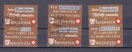 1942   N° Z34a - Z34d - Z34c   OBLITERES - Zusammendrucke