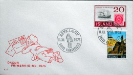 Iceland 1975       MiNr.  Special Cancel Cover ( Lot 2878 ) - Briefe U. Dokumente