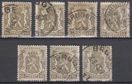 1936 - BELGIË/BELGIQUE/BELGIEN - Y&T 420 [Coat Of Arms] - BRUGGE (Afstempeling/Oblitération/Abstempelung/Cancellation) - 1929-1937 Heraldic Lion