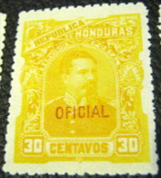 Honduras 1891 President Luis Bográn Official 30c - Mint - Honduras