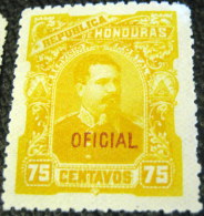 Honduras 1891 President Luis Bográn Official 75c - Mint - Honduras